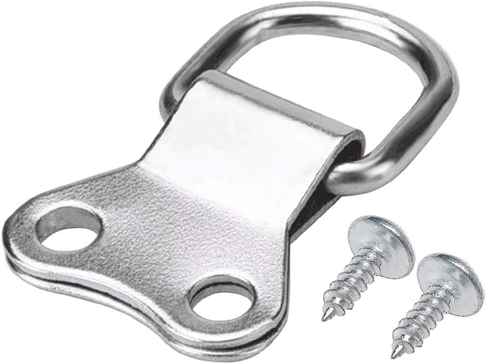 25pcs Picture Frame Hanging Rings with Mounting Screws Heavy Duty Picture Hanging Hooks