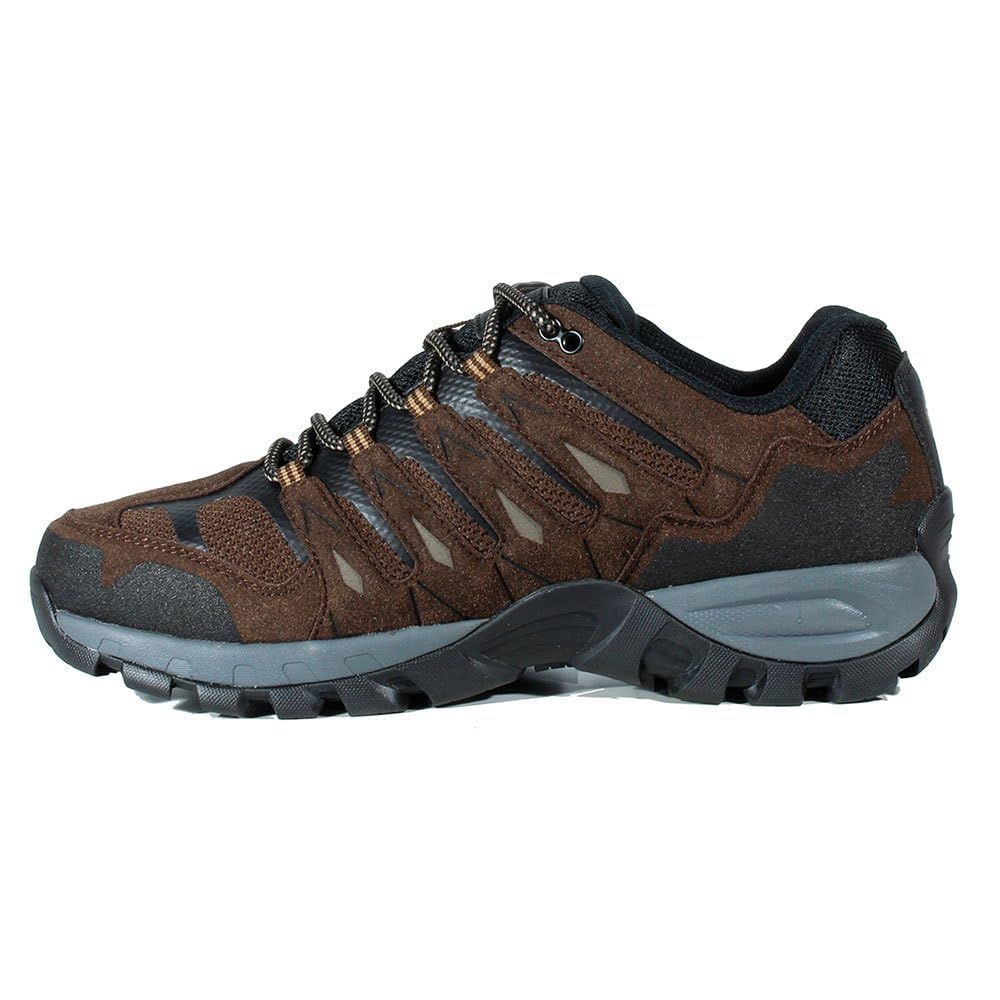 HI-TEC Corzo Low WP - Botas Trekking Hombre, Zapatillas Trekking, Impermeables, Transpirables, Ajuste Seguro, duraderas, cómodas, protección Adicional, excelente tracción, Ideales para Senderismo