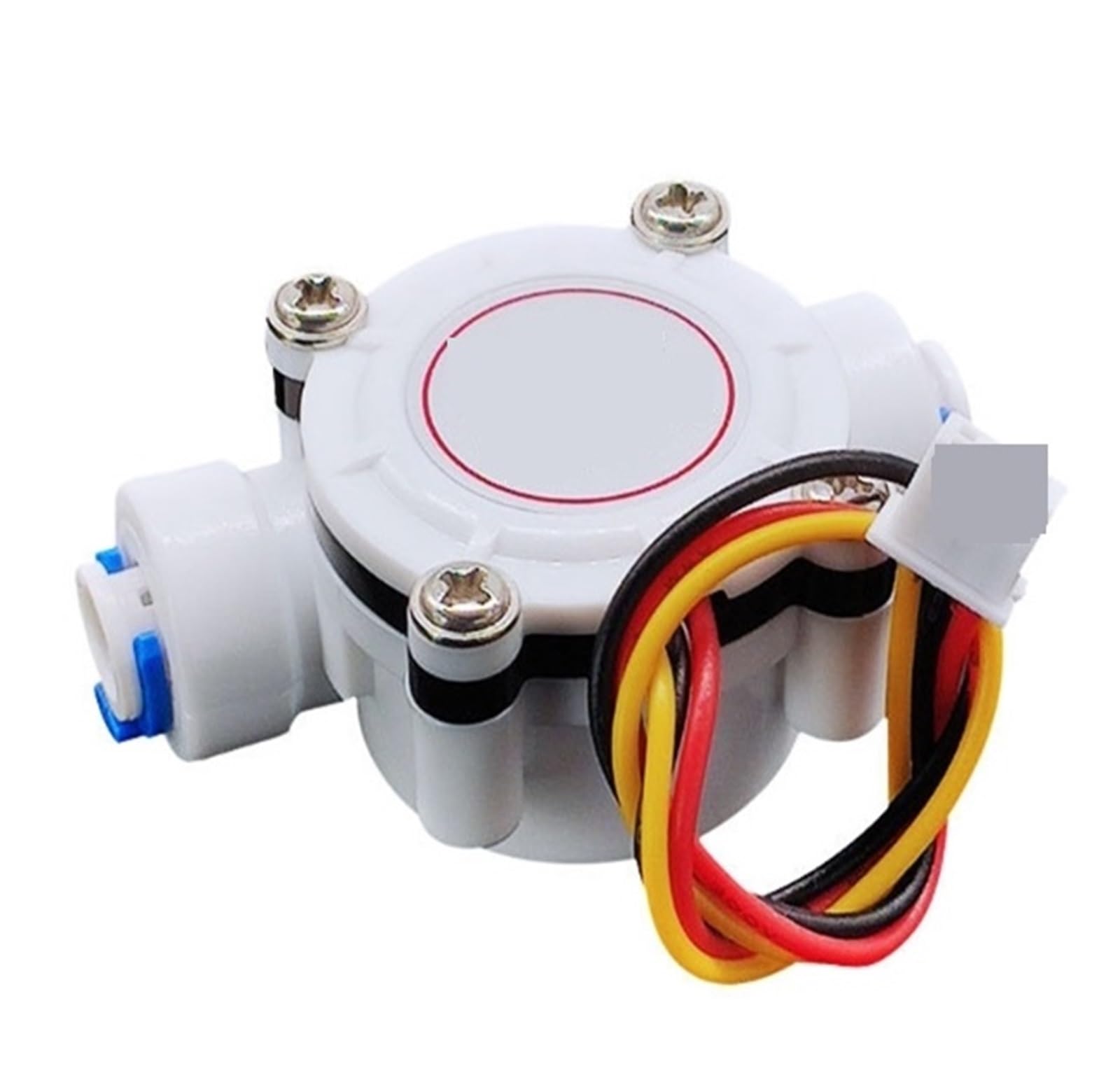 PXQCHAVLN Water Flow Sensor 2 Points PE Pipe Hall Flowmeter G1/4