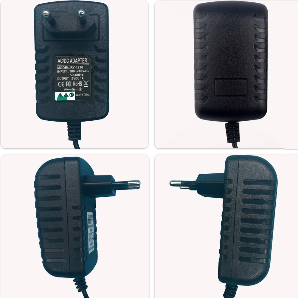 Netgear Ac1200 Alimentatore AC/DC 100-240V A 6V 1A, Adattatore Con Spina UE - Per Caricabatterie, Dispositivi Elettronici Netatmo Valvola