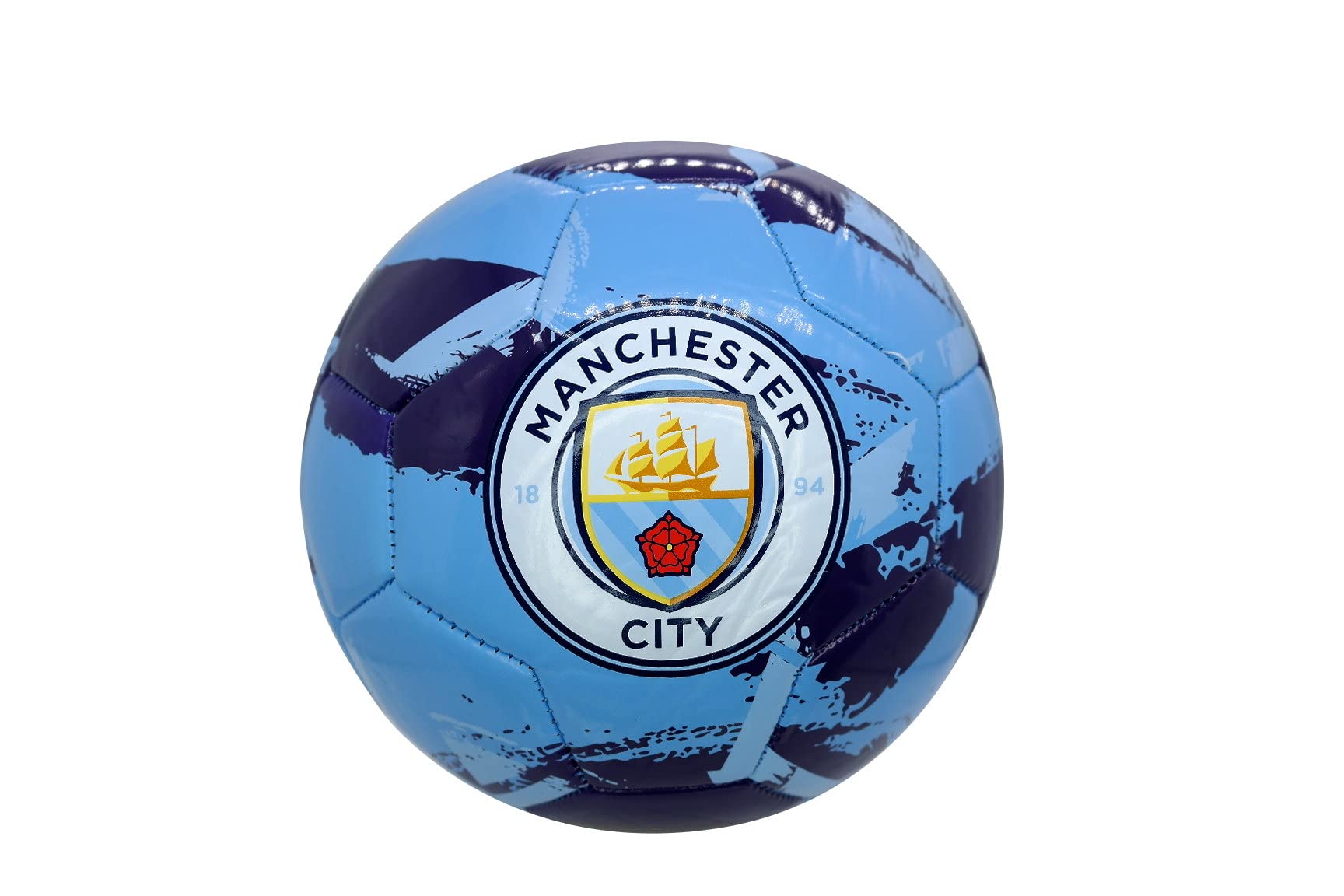 Icon Sports Compatible with Manchester City Soccer Ball Officially Licensed Size 3 05