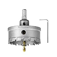 Vista 63 de SALI 1-1/16" (27mm) Kit de sierra perforadora TCT con punta de carburo de tungsteno Broca de sierra perforadora con punta de carburo con broca