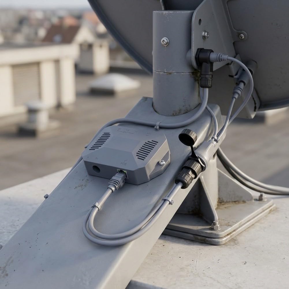 Adaptateur PoE Gigabit pour starlink 150W Splitteur Adaptateur