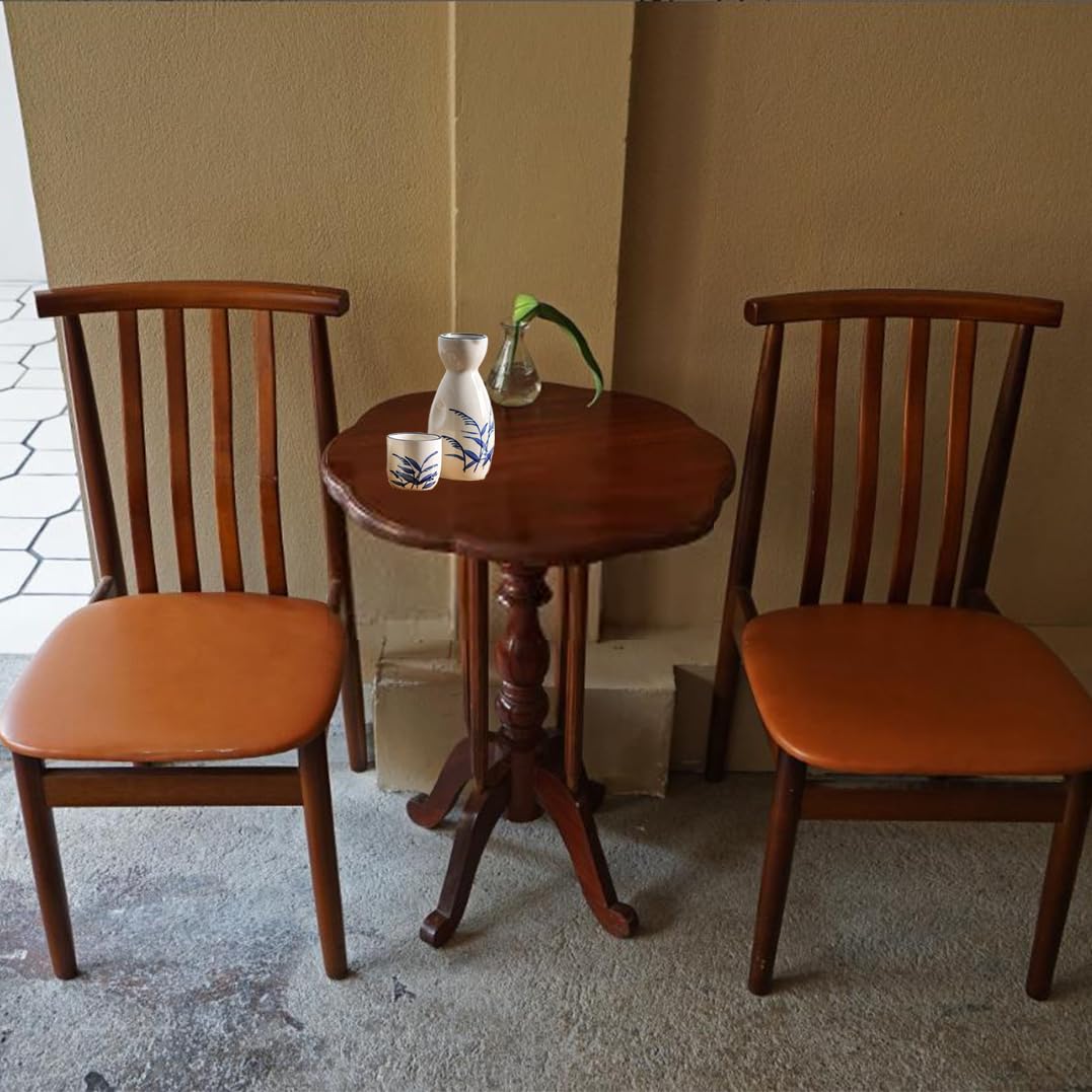 Tradizionale Set di Sake, Set da Tè in Porcellana Cinese, Set di Sake Tradizionale Ceramica, per Ristoranti, Case, Taverne, Caraffa di Sake con 4 Tazze di Sake, Idea Regalo(Latte Bianco)