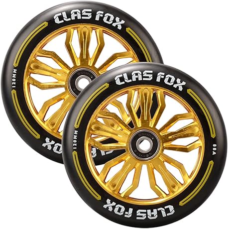 Fuzion Gold Pro X-3 2-Wheel Scooter - Embody Elegance with Gold