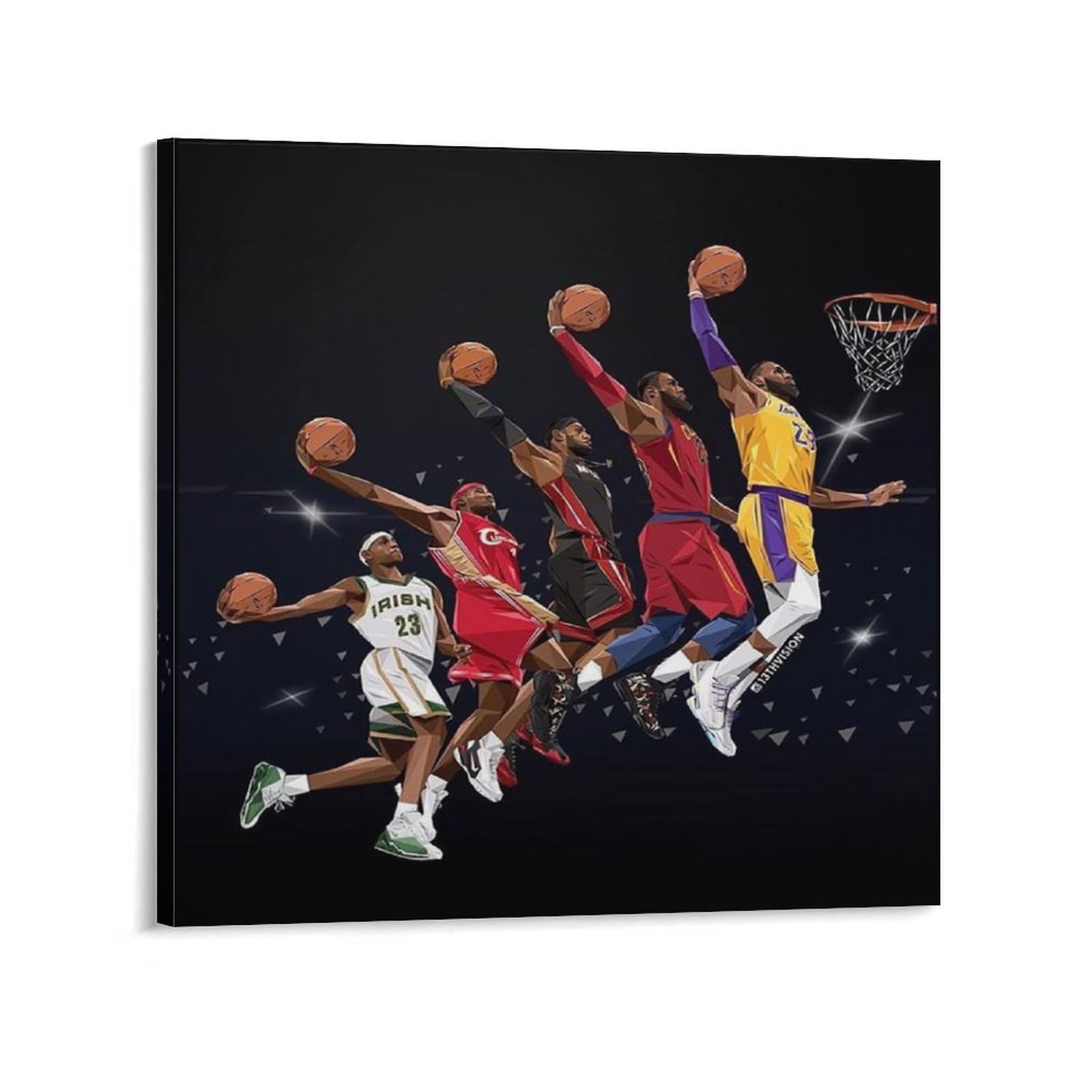 Amazon.co.jp: Lebron James レブロンジェームズ 印刷 ポスター