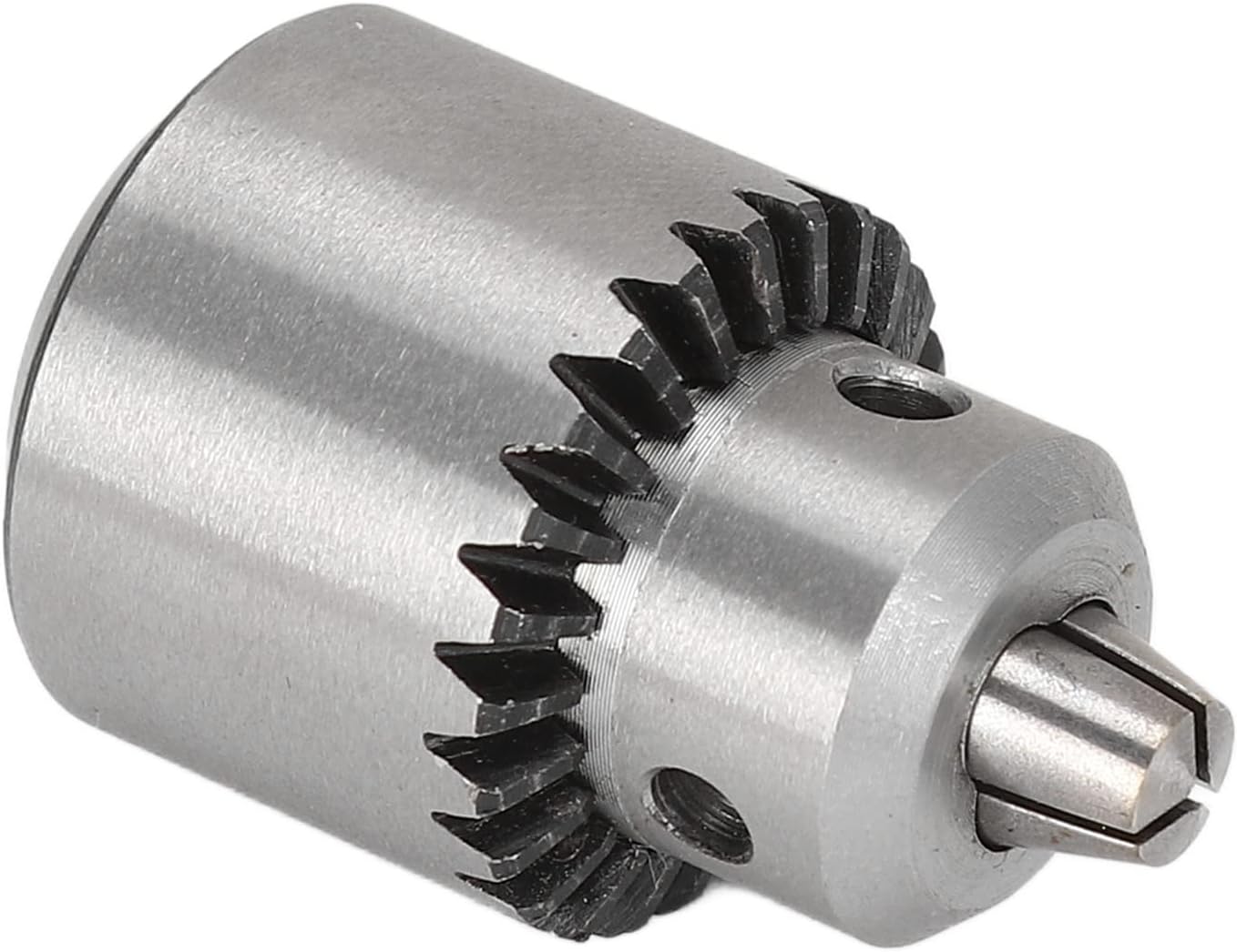 Micro Motor Drill Chuck, Carbon Steel Brass Chuck, Clamping Range 0.3-4mm, 1/8in Shaft for Lathes Machines