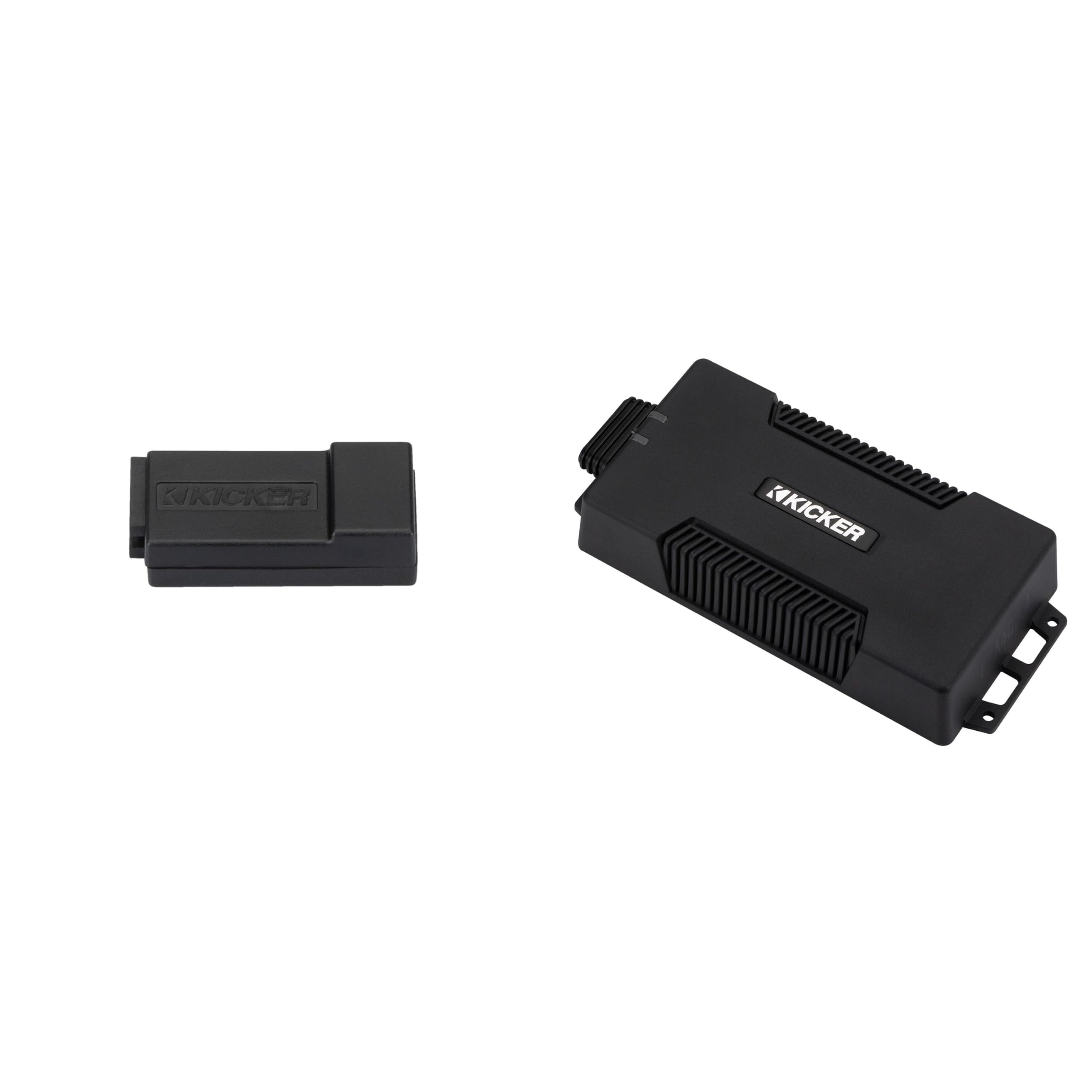 Kicker 51PXAPT PXA DSP Programming Adapter & PXA400.4 Weatherproof 4 Channel Marine/UTVAmp