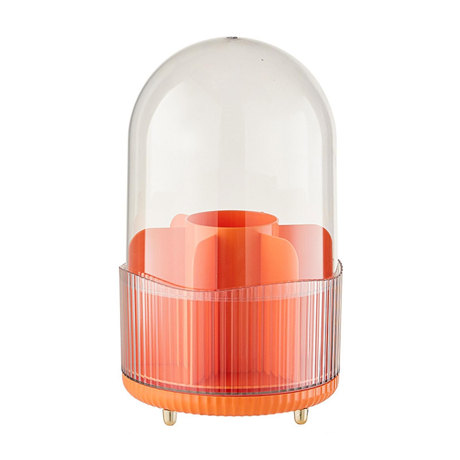 Buxuaaaa B Uxuaaaa Functional Makeup Rush Storage Ucket Eautiful Rotatable Rush Storage Container Easy To Use Makeup Holder Eauty Therapist Stand