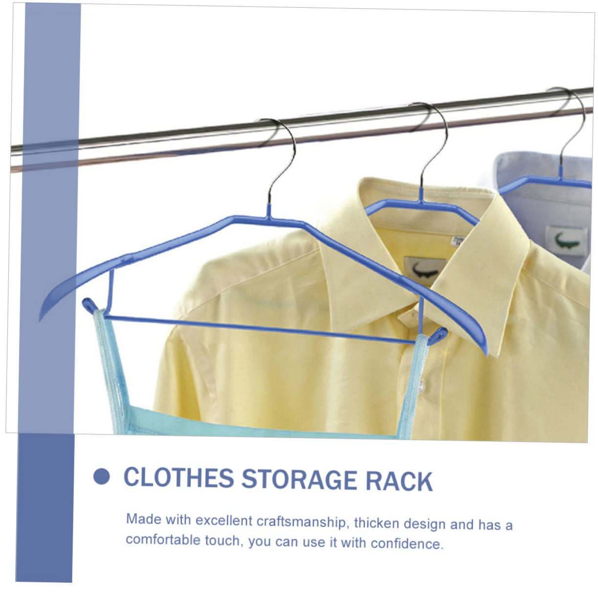 Alipis Organize Your Closet Pcs Non-Slip Wide Hangers Plastic Coat Rack Anti-Wrinkle Hangers
