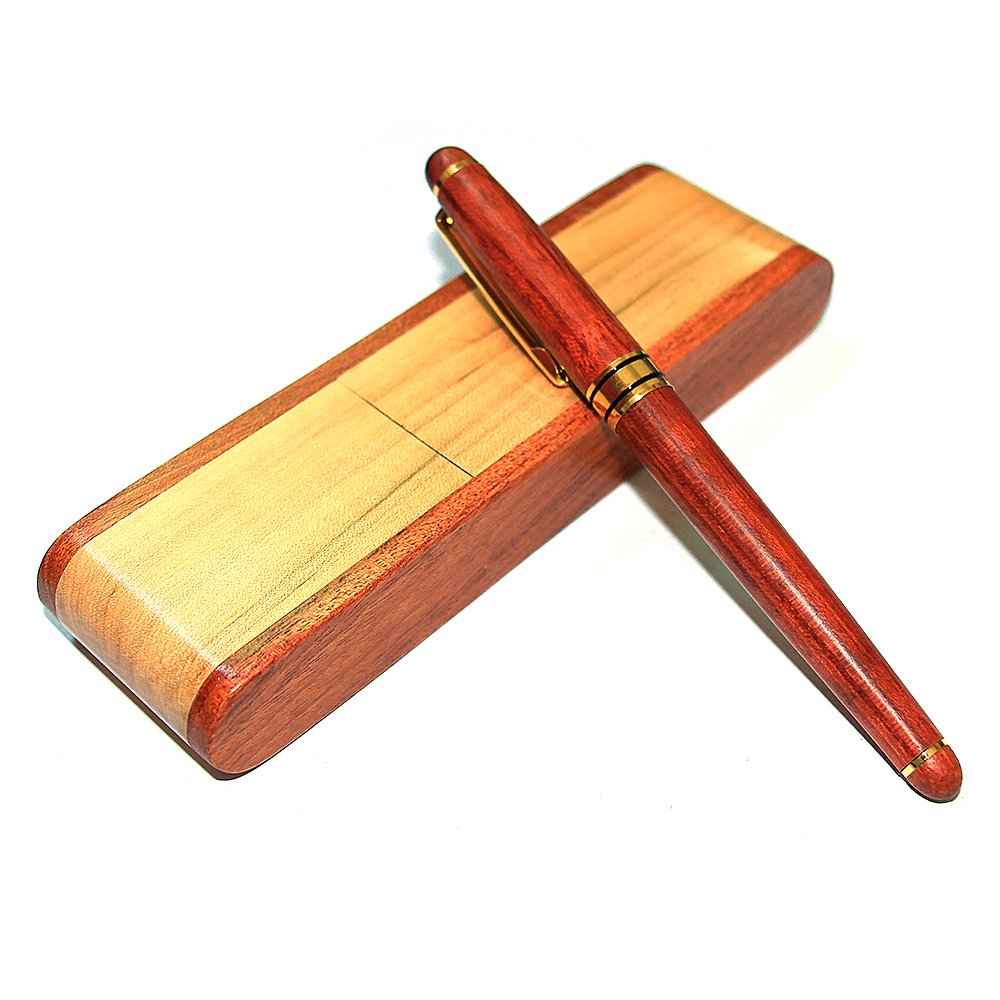 Farsler New Year Gift ECO-Friendly Creative Full Wooden Ballpoint Pen Signature Pen Business Office Pen With Nice Wooden Box Business Gifts