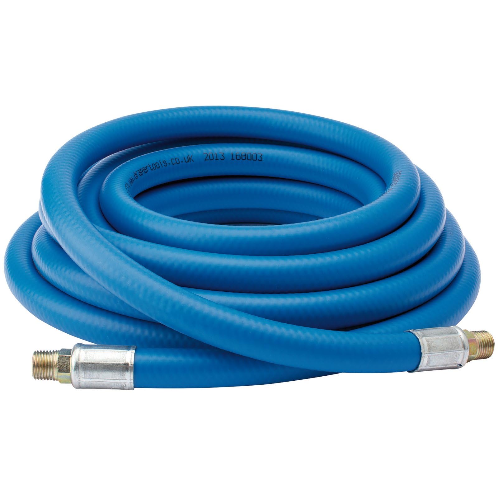 Draper 38335 - Tubo flessibile in PVC Air Line da 1/4" BSP, foro 10 mm, lunghezza 5 m, colore: blu