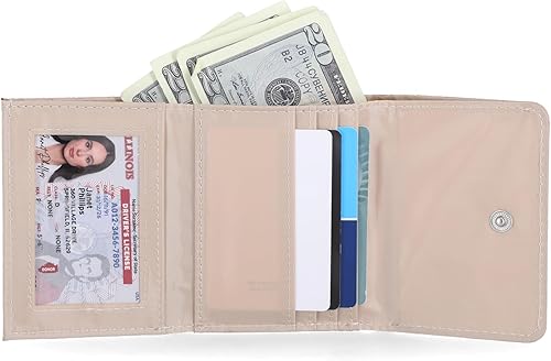 Miniatura 2 de Mundi Anna Indexer - Cartera pequeña para mujer, soporte delgado para tarjetas de crédito con bolsillo para monedas con cremallera, billetera