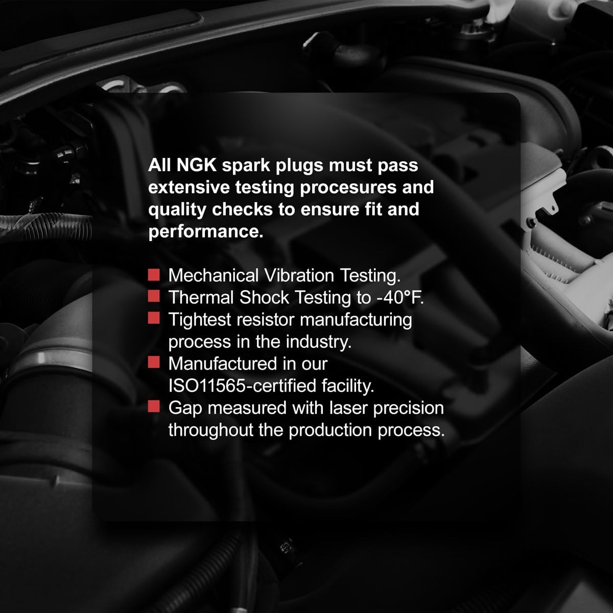 Sixity Auto Lot de 8 bougies d'allumage NGK V-Power compatibles avec Chevrolet Tahoe 5.7L V8 1996-2000