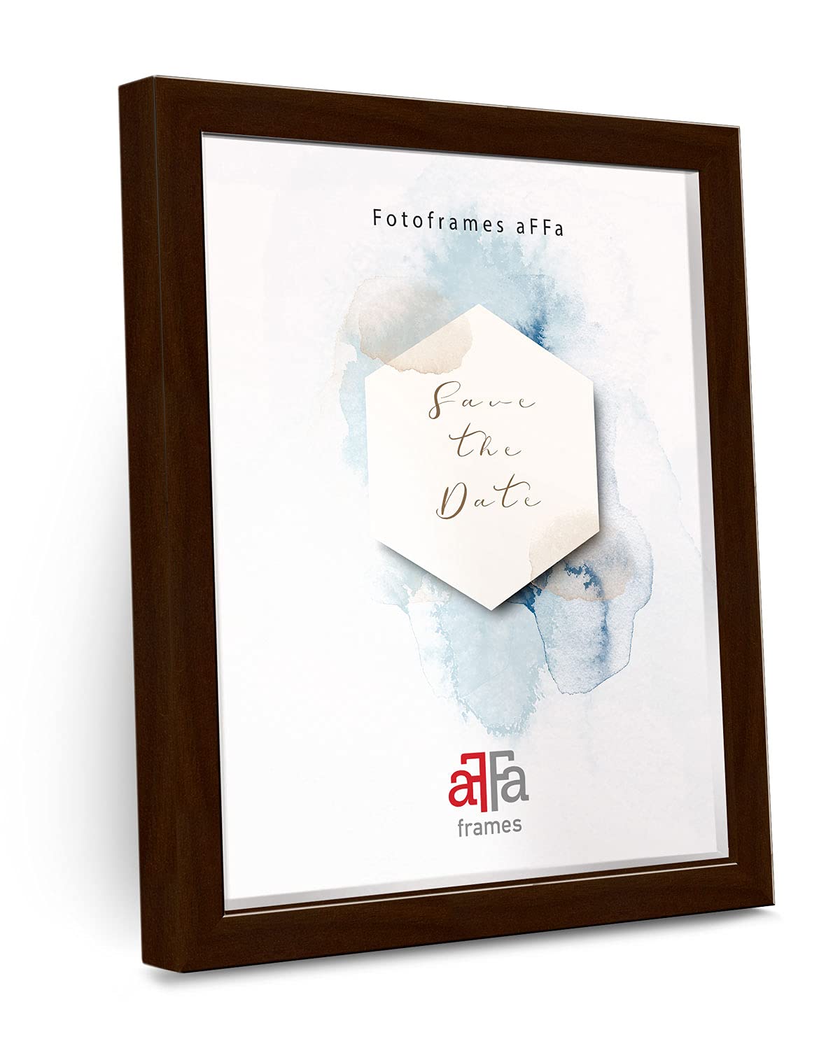 Cornice 40x50 Cm Nera In Alluminio - Leggera - Per Puzzle, Poster E Foto - Con Vetro Sintetico - Foto 4