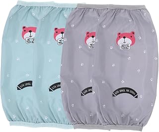 Cabilock 2 Pares Protección De La Manga De Trabajo Mangas De Brazo De Cocina Manga Elástica Del Brazo Impermeable Sobremanga Mujer Cocina Excesiva Rosa Color Aleatorio