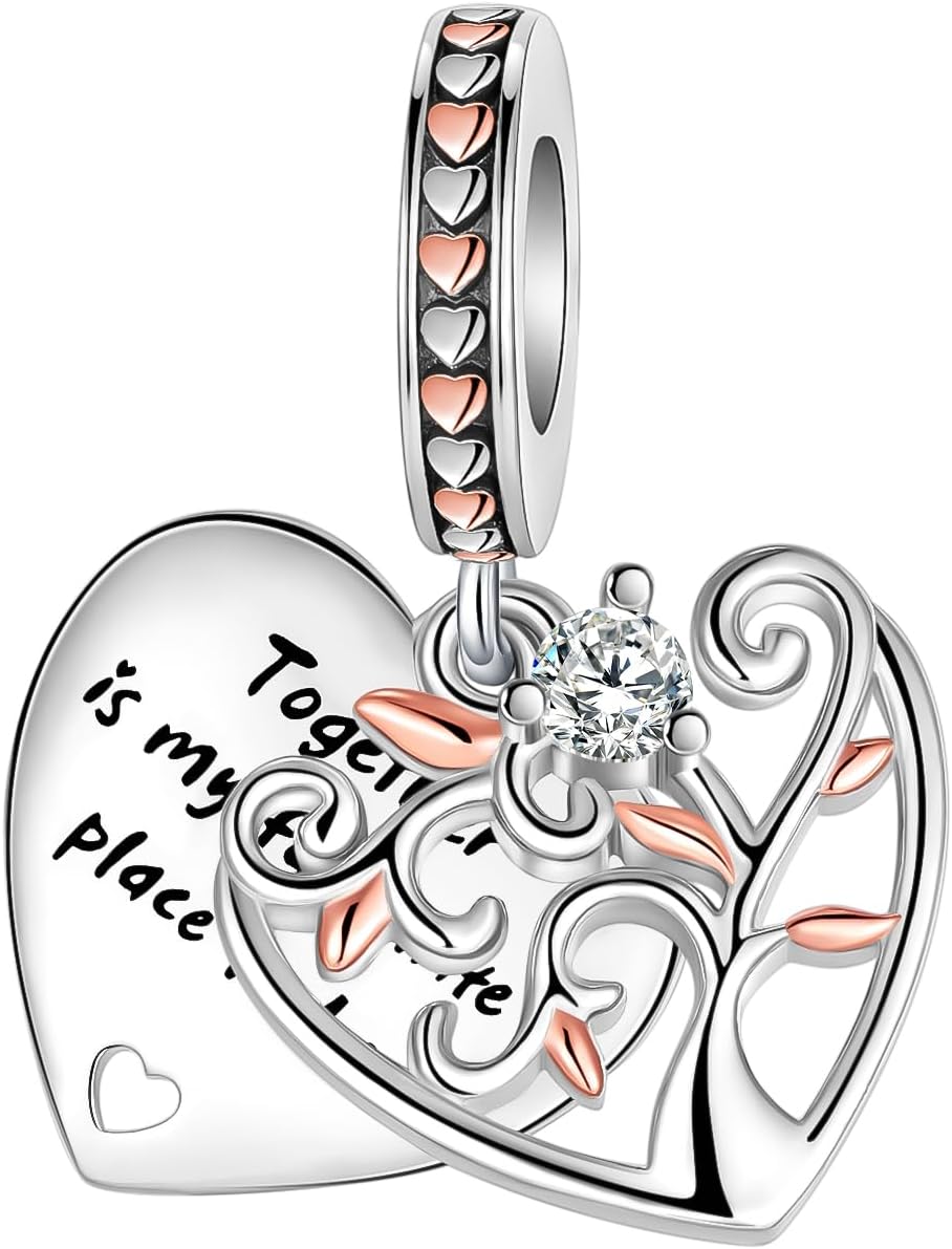 10 Pack Charms Sets 925 Sterling Silver fits Bracelets and Necklace Pendant Bead Charms Jewelry Gift for Women Family Friends - Image 2