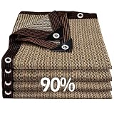 Toldo Vela de Sombra Rectangular, Malla Sombra para Jardin Exterior