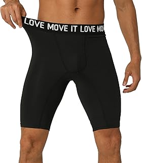 Men's Compression Shorts, Athletic Compression Underwear for Men Sports Underwear Base Layer Shorts, Quick-Drying Fabric Protect Leg Skin Workout Fitness Shorts for Running,Gym,Shorts,Cycling,Rugby