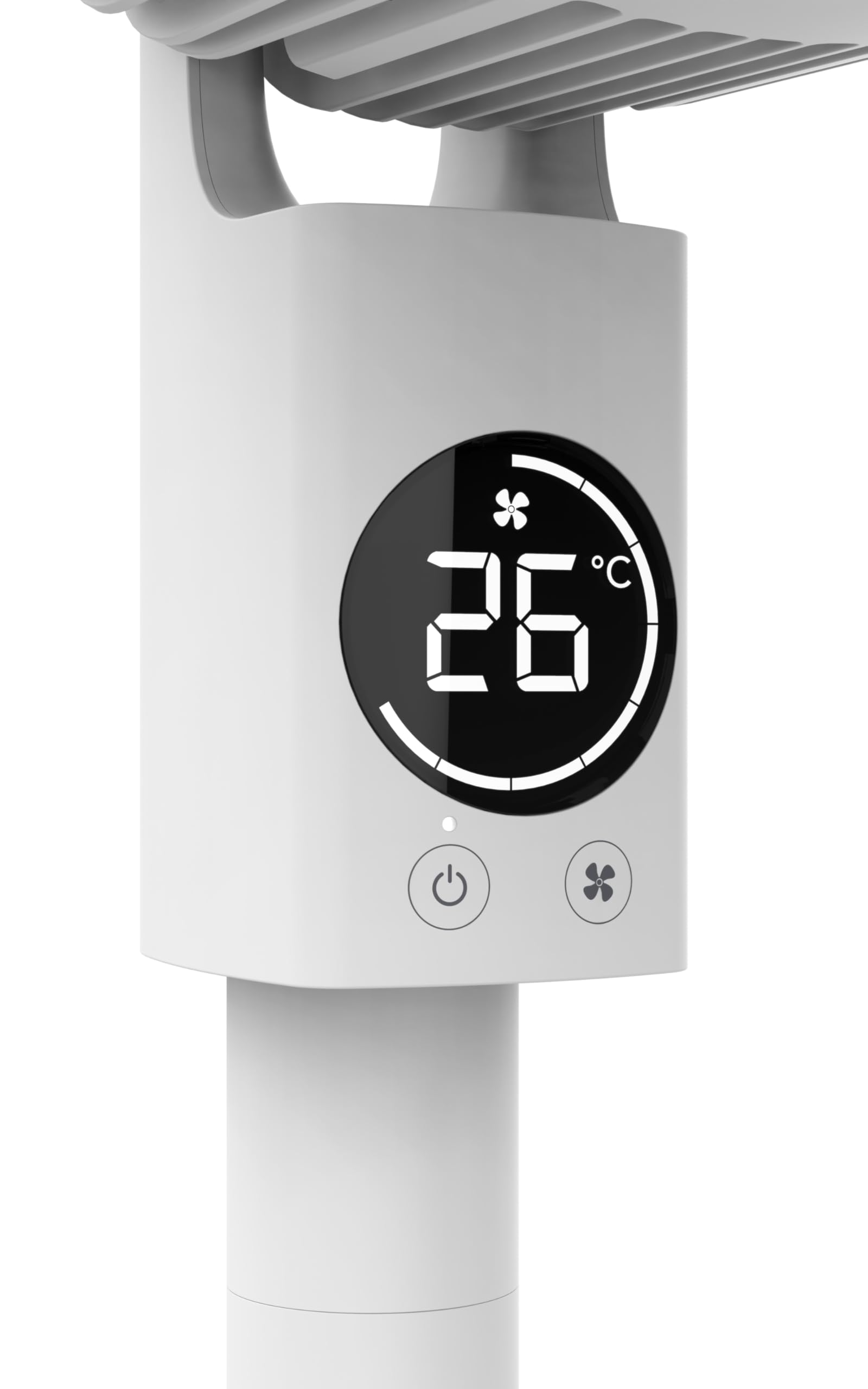 MeacoFan Sefte® - Ventilatore da terra regolabile in altezza con flusso d'aria potente, raffreddamento a telecomando ultra silenzioso, modalità notturna, timer di silenzio