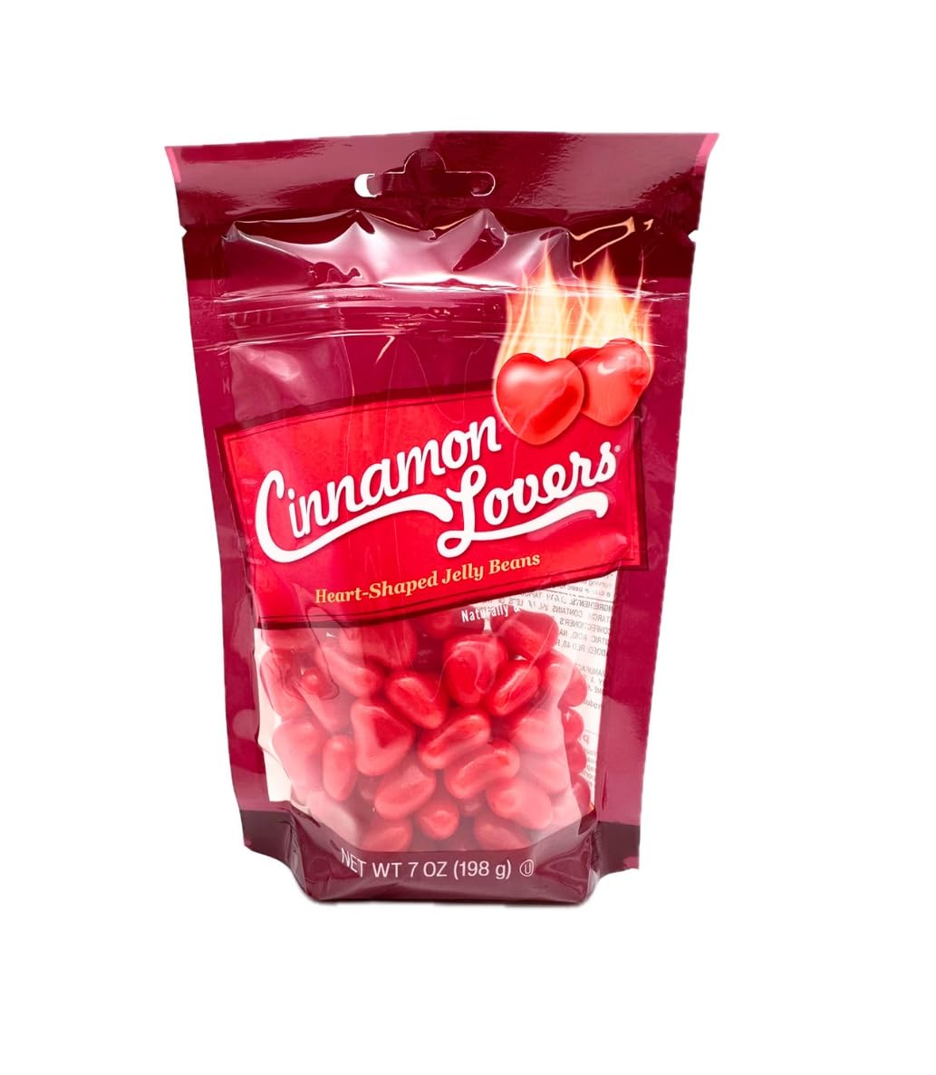 Amazon.com : Jelly Belly Cinnamon Lovers Heart-Shaped Jelly Beans