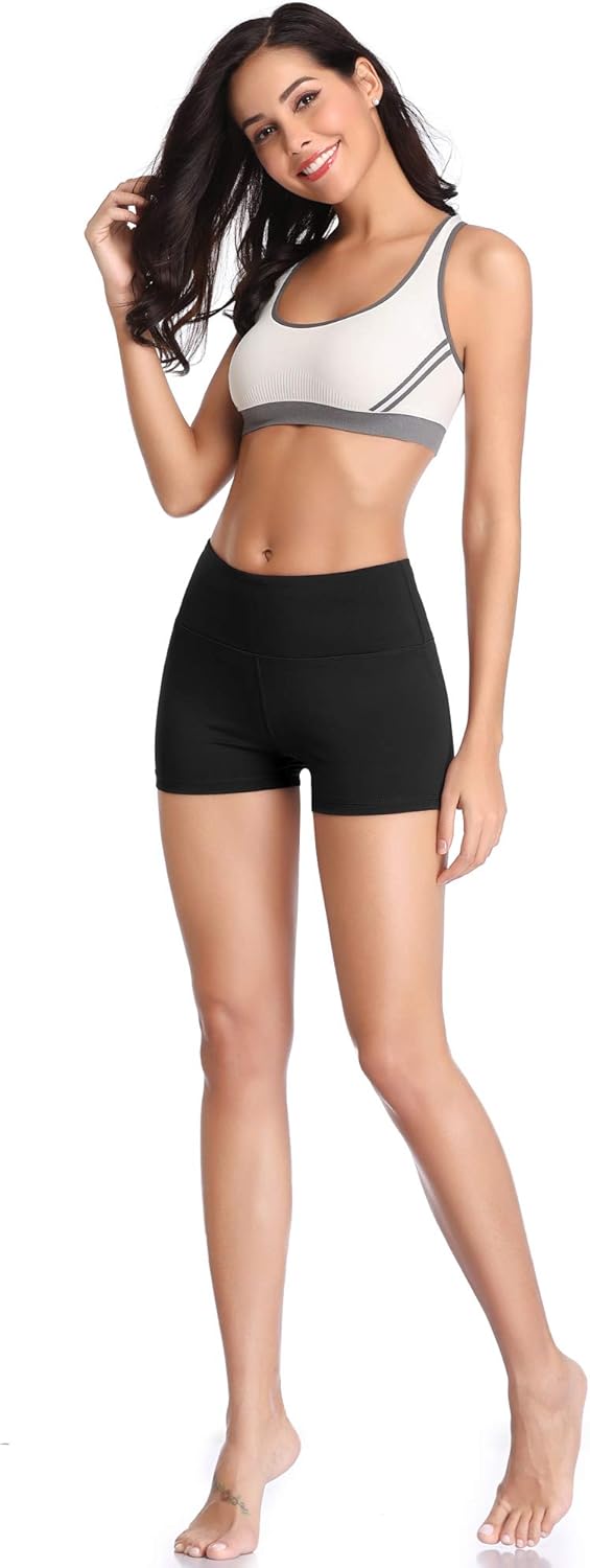 CADMUS Women's 5" /2" High Waist Stretch Athletic Workout Shorts with Pocket : Sports & Outdoors