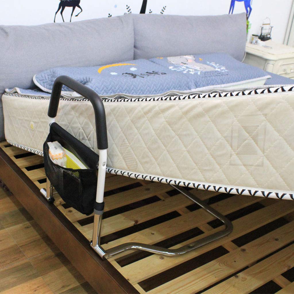 Barandilla de cama para adultos mayores - Barandilla de seguridad para cama de grado hospitalario para personas mayores, barandilla lateral de cama, barandilla para adultos mayores para camas tamaño