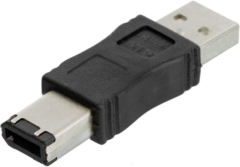eightNice Firewire IEEE 1394 6 Pin Male to USB Male Adapter Convertor
