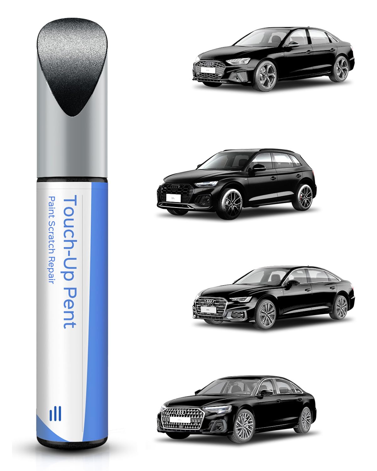 PARTS4EV LZ9Y Phantom Schwarz Perle Ausbesserungsfarbe – Exakte Übereinstimmung für Audi A4L/A6L/A8L/Q5 – Ausbesserung von Kratzern und Abplatzungen