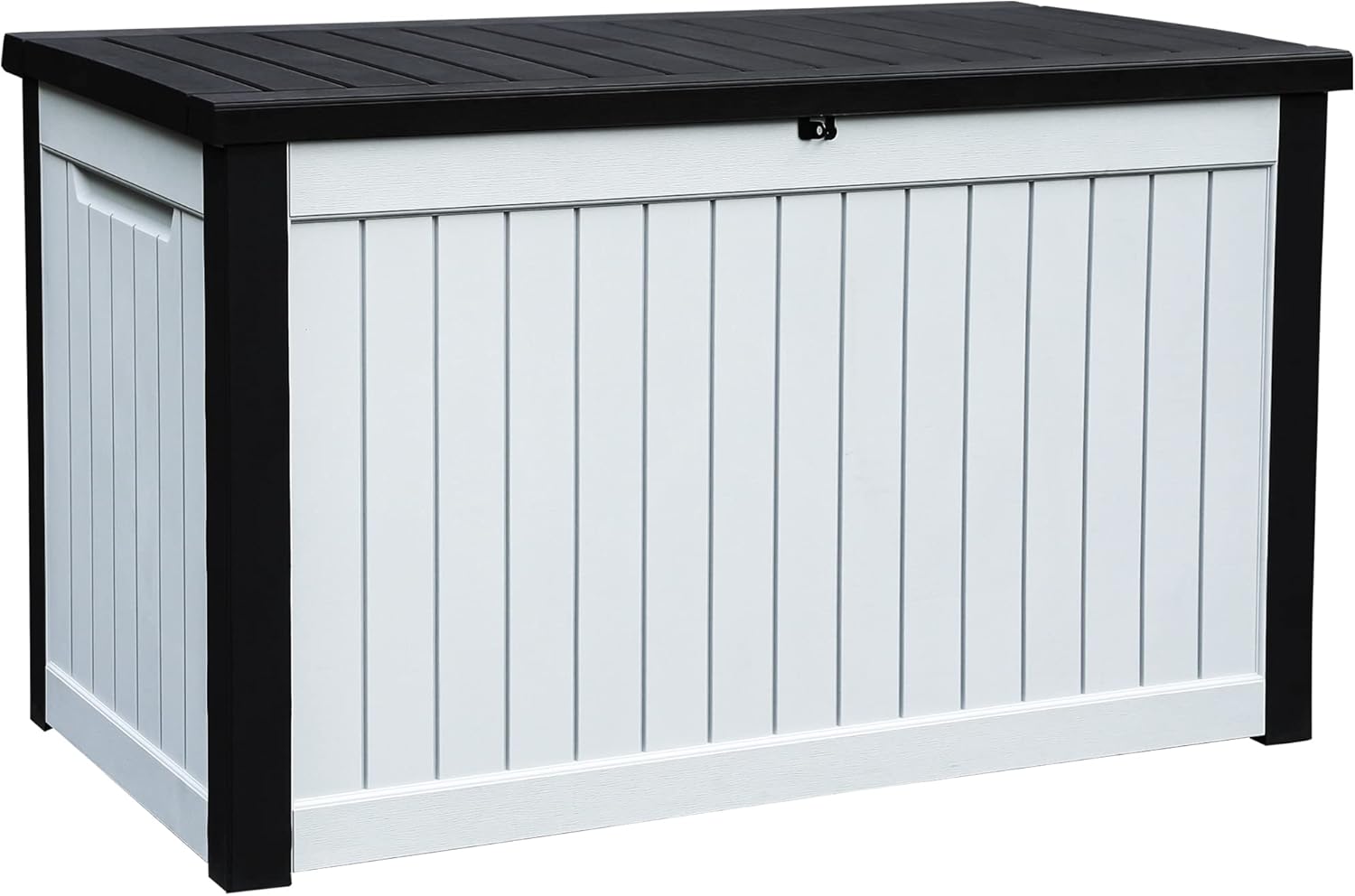 YITAHOME XXL 230 Gallon Large Outdoor Storage Deck Box for Patio Furniture, Outdoor Cushions, Garden Tools, Lockable, Grayish-White