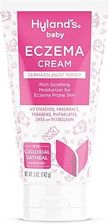 Hyland's Baby Eczema Cream, Rich Soothing Moisturizer for Eczema Prone Skin, With Colloidal Oatmeal, 5 ounce
