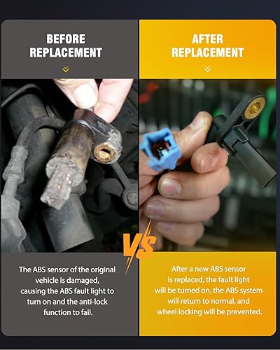 Miniatura 6 de OCPTY Sensor de velocidad de rueda ABS delantero izquierdo o derecho compatible con Nissan Rogue 2008-2014, X-Trail 2008 2009 2010 2011 2012, 2.5L -