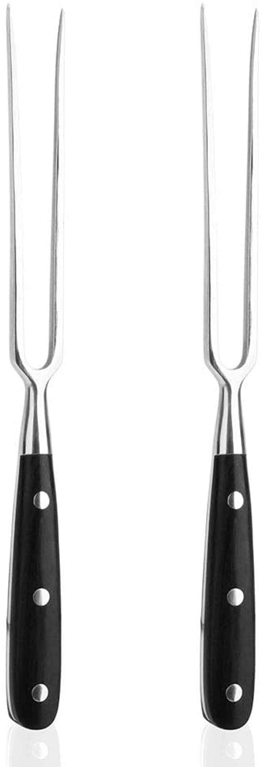 Tenedor de Barbacoa Profesional, Tenedor, Acero Inoxidable, diseñado para agarrar con firmeza Carne y Aves, Conveniente y Conveniente, 2 Piezas