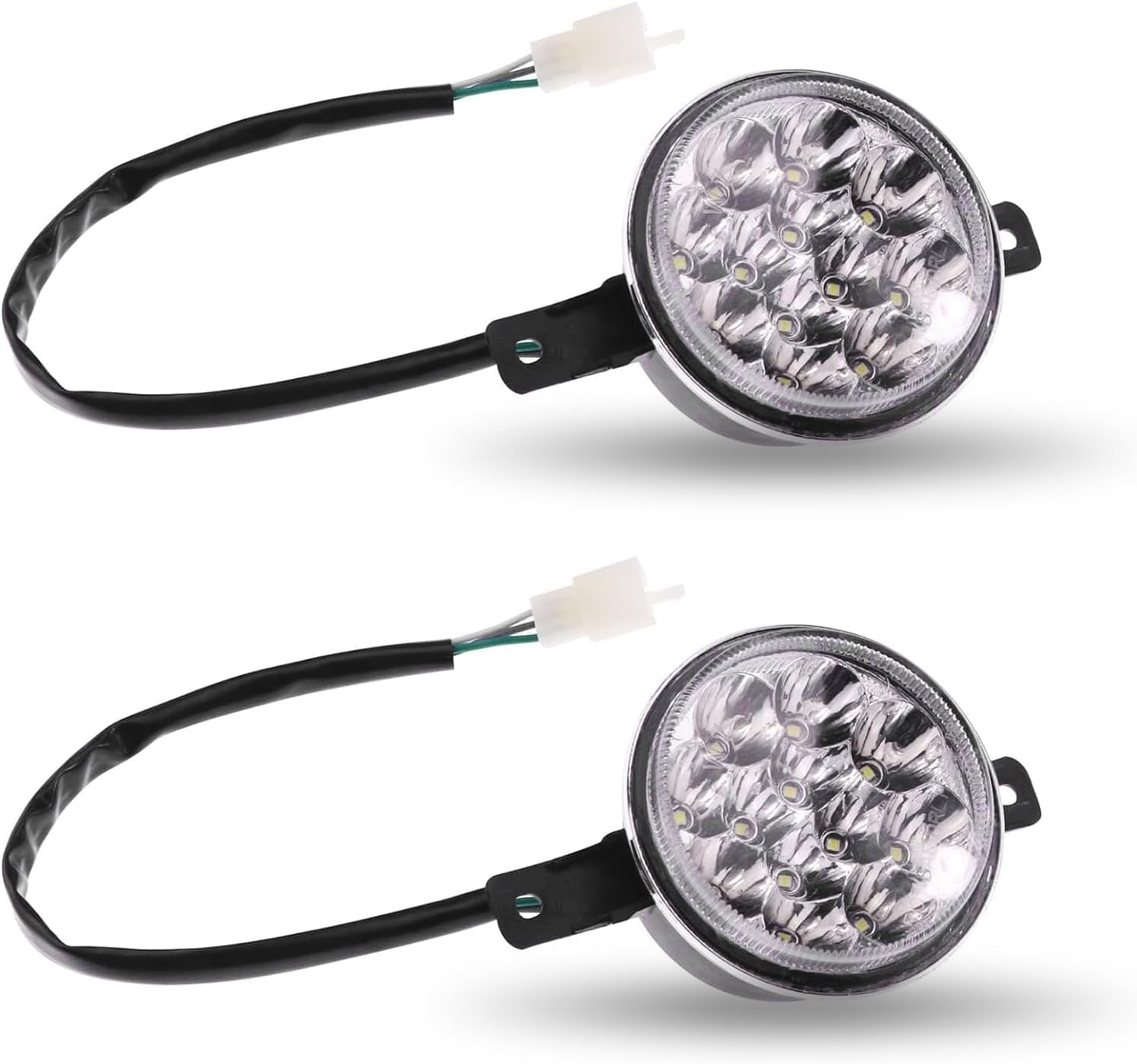 ATV Light Set Acouto ATV Headlight And Tail Light Set - Dinosaur Style 12V LED Lights For Quad Bikes Quad Bike Lighting - Foto 6