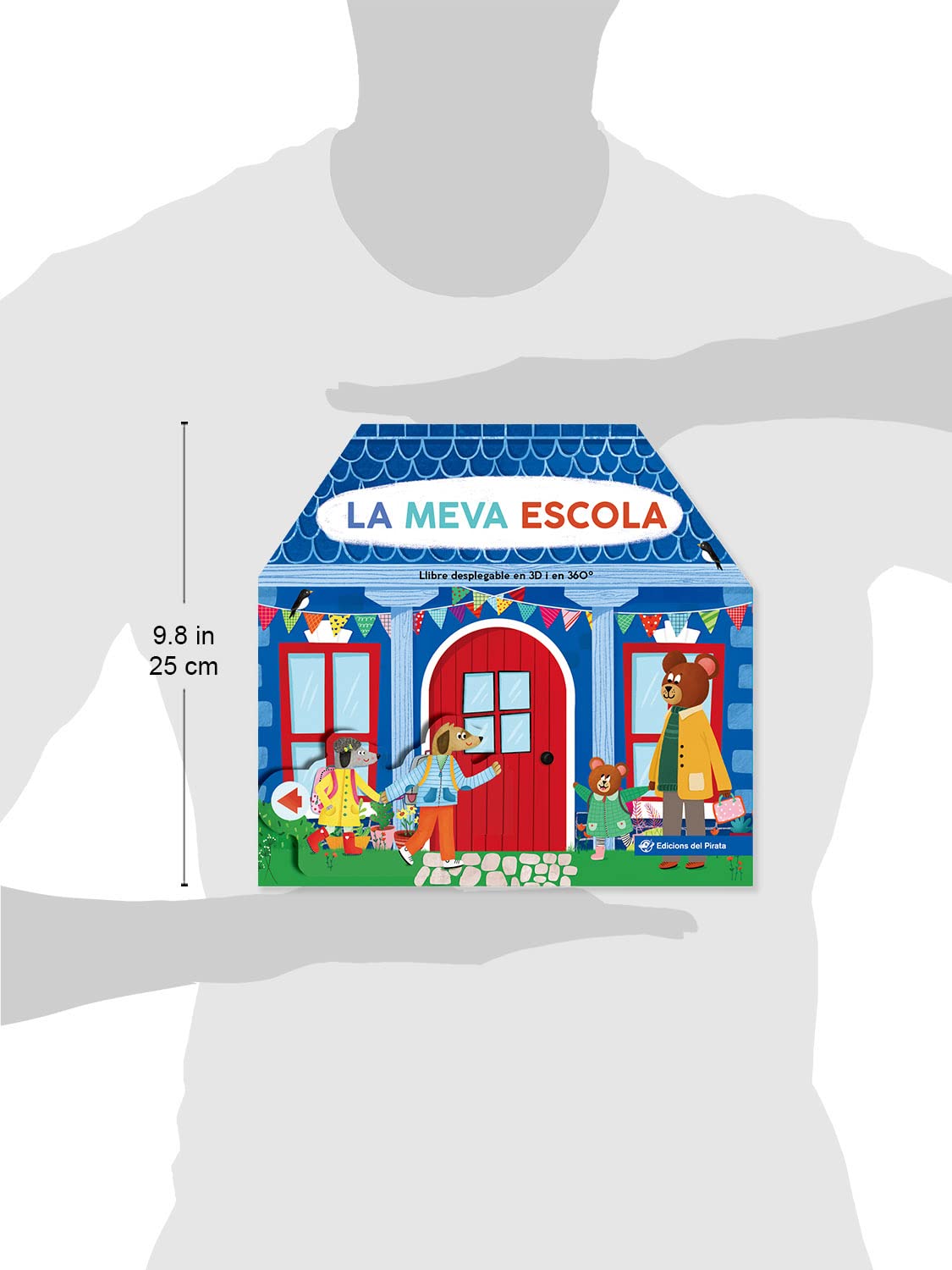 La meva escola: Espectacular llibre desplegable en 3D i 360º: 1 (Cartoné carrousel)
