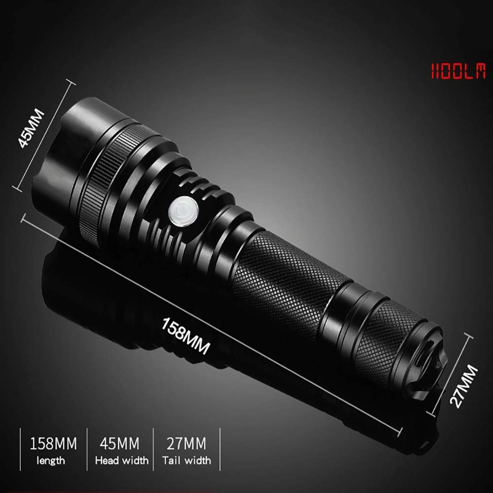 Torcia LED Ad Alta Potenza Per Sicurezza Stradale, 300 Lumen Super Luminosa, Ric - 8
