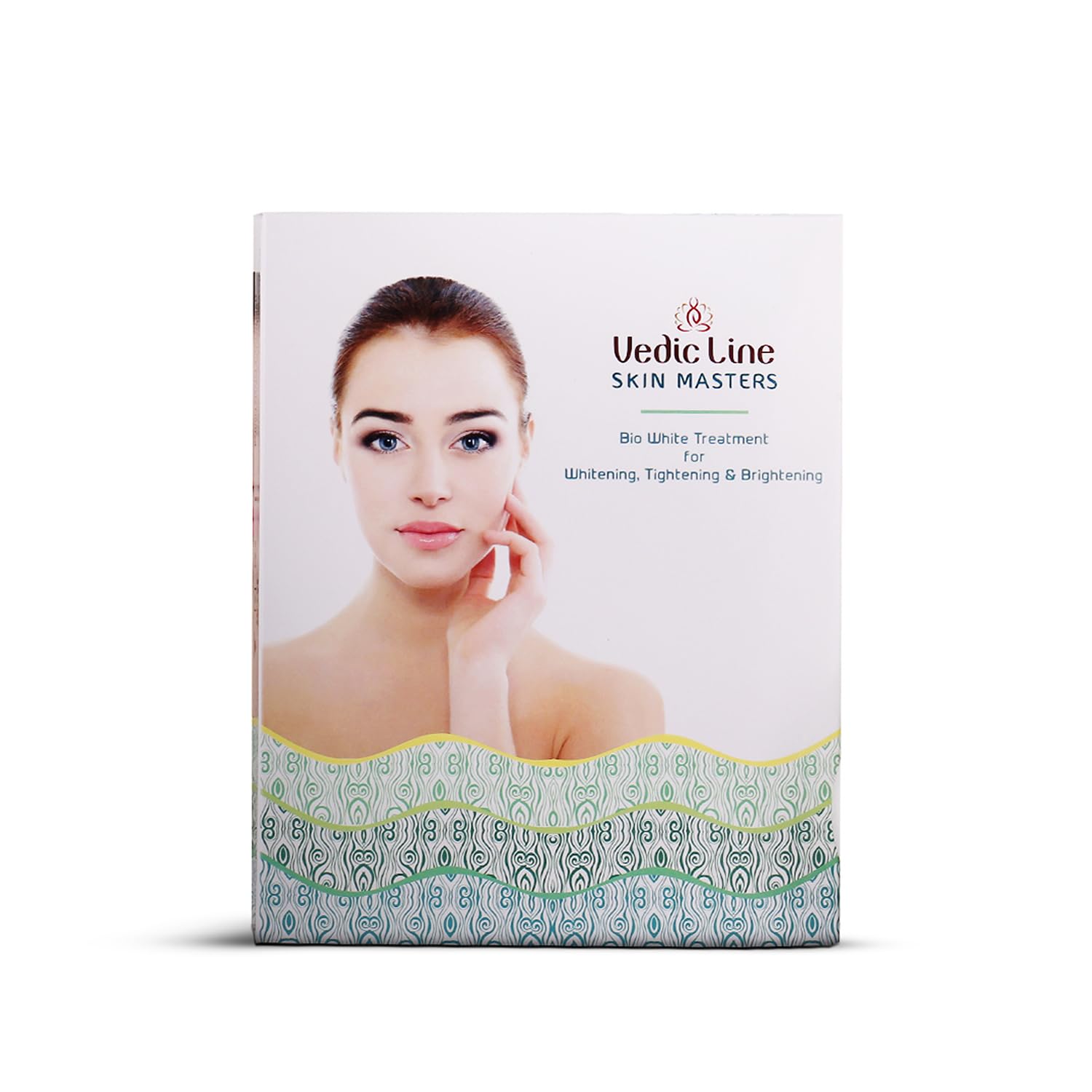 Vedicline Skin Masters Bio White Brightening, Tightening and Brightening Facial Kit, Helps to Reduce Uneven Skin, Dark Spots & Tan with Tea Tree, Lavender, Cucumber to Give Healthy & Radiant look, (Monodose), 47 ml