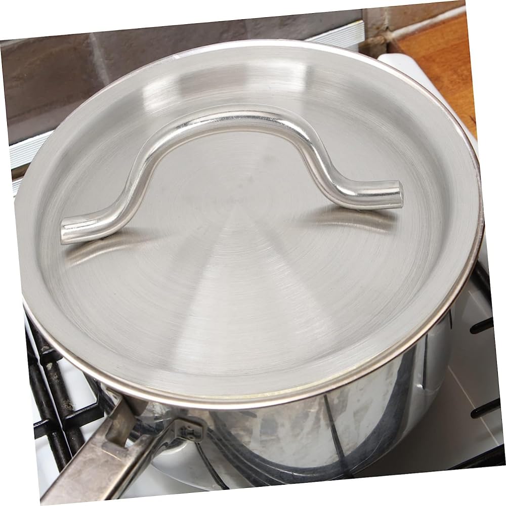 Tapas universales para ollas y sartenes, aceite de cocina multiusos para tapa de acero, tapa de metal, ollas y cacerolas, tapas de repuesto reutilizables -38 cm