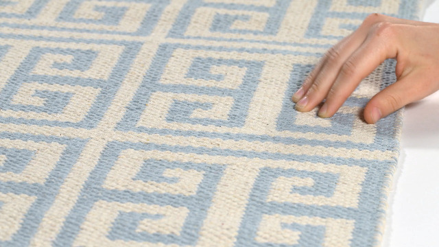 Tapete SAFAVIEH Montauk Colección 4' x 6' Azul Claro y Marfil miniatura 6