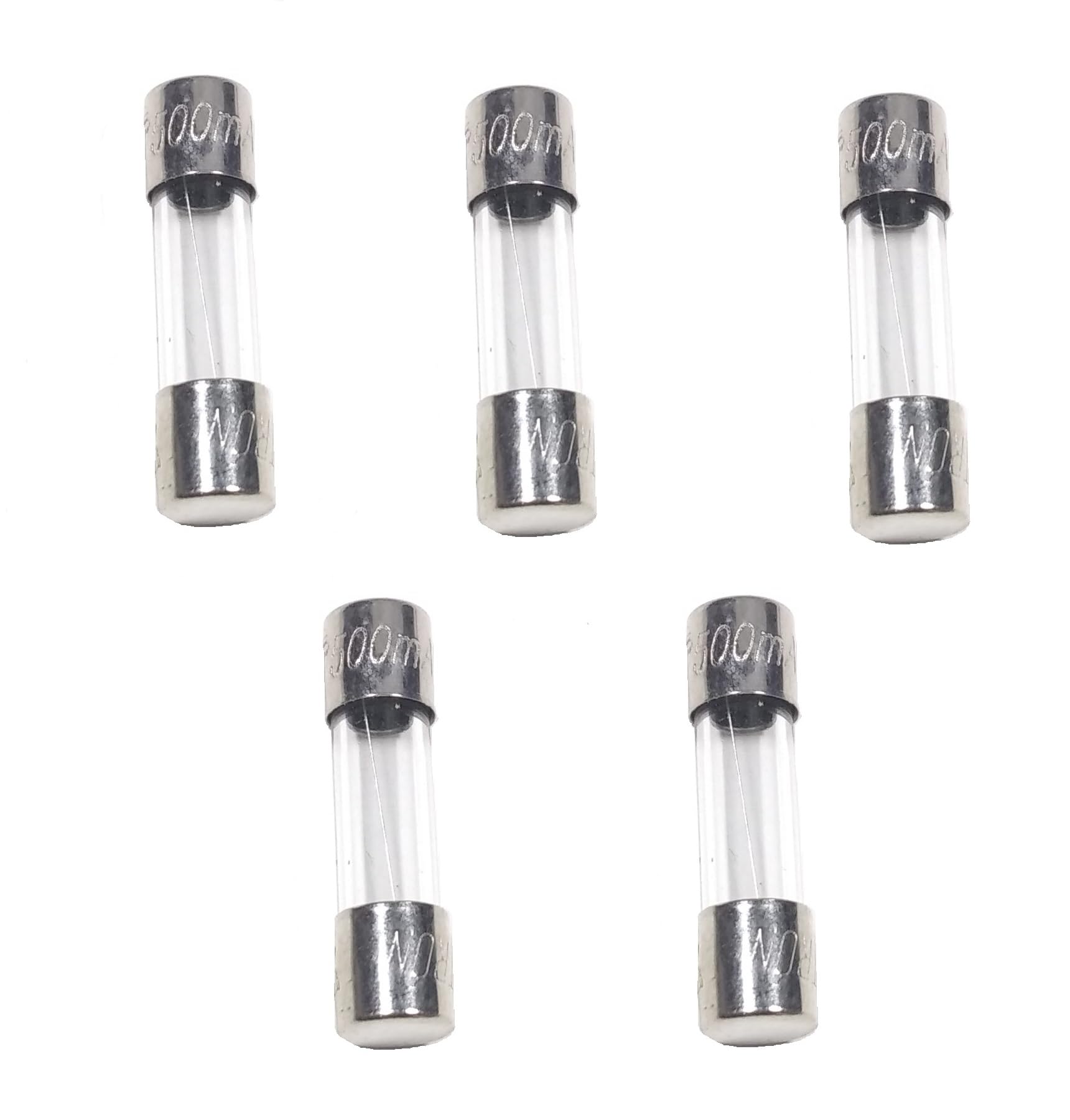 Hands-on STEM Labs® 500mA/250V Slow Blow Glass Fuse 5X20mm pack of 5-image-38