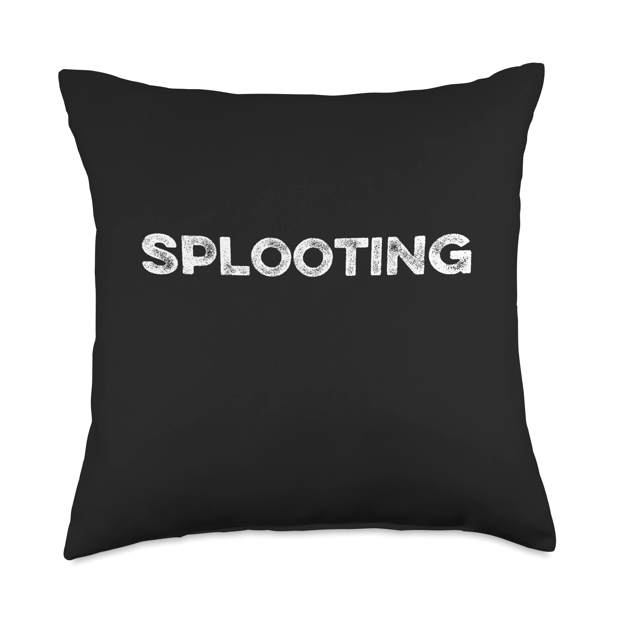 Splooting 2022 Year Definition Dictionary Word Throw Pillow, 18x18, Multicolor