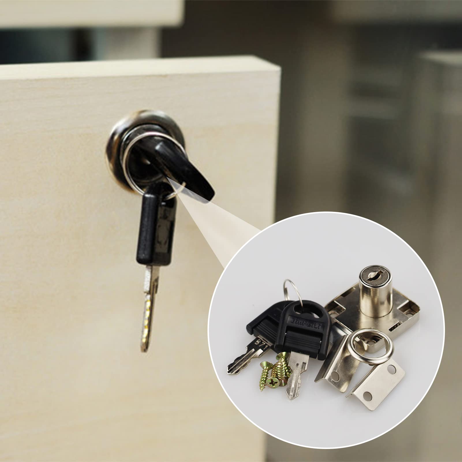 2 pezzi lucchetti di sicurezza per cassetti, chiusura magnetica per ante, calamite per mobili chiusura, per cassetta delle lettere, cassetti, armadietti