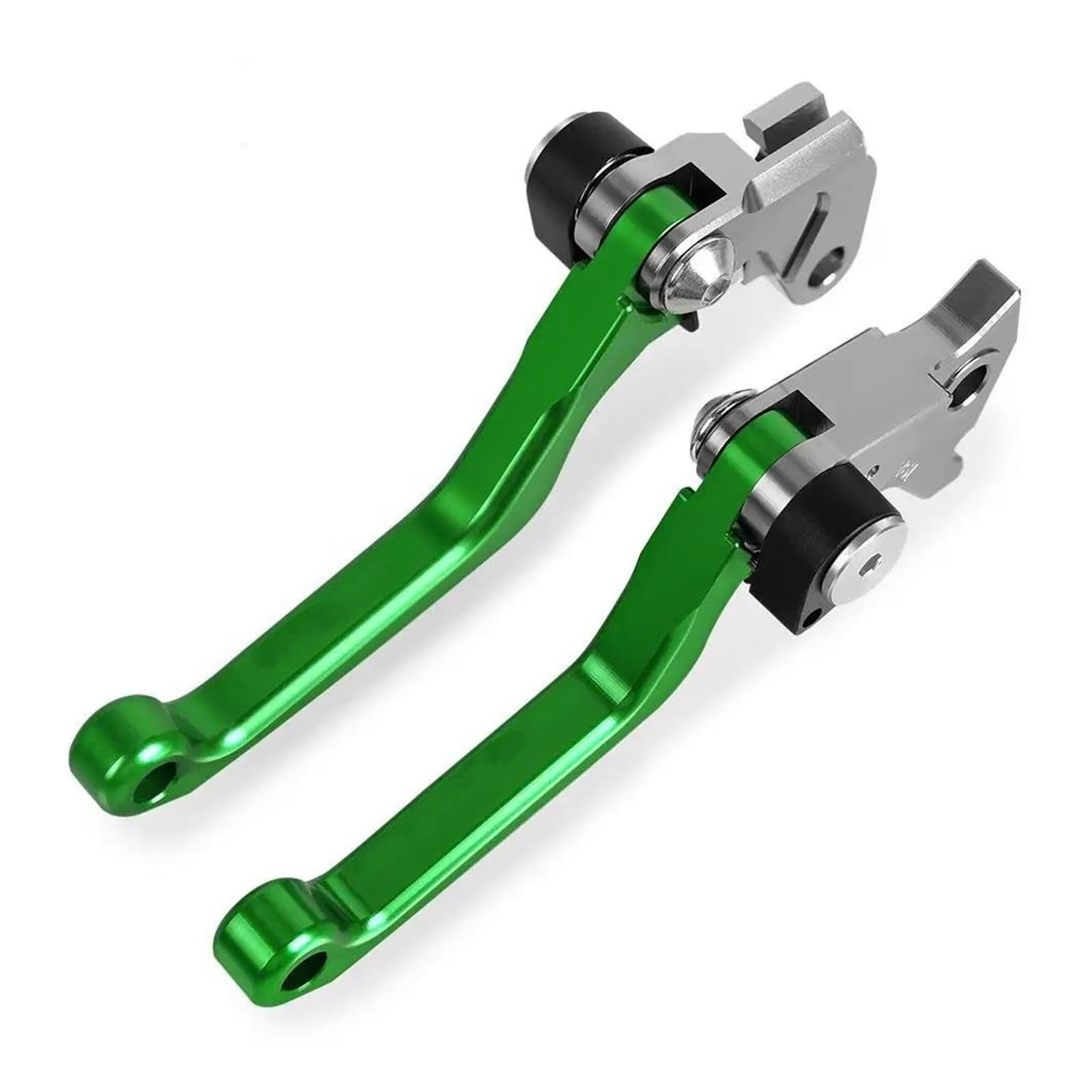 Yaxfbrhgc Green For Yamaha Dt125 Dt 125 1987-2005 Cnc Aluminum Motorcoss Pit Dirt Bike Pivot Foldable Brake Clutch Levers With(Green)
