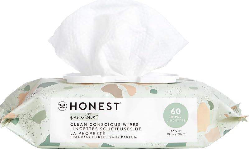 Multi-Use Baby Wipes, Geo Mood, 60 Count