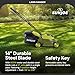 Sun Joe 24V-MJ14C 24-Volt IONMAX Cordless Push Lawn Mower Kit, 14-inch, W/ 4.0-Ah Battery + Charger