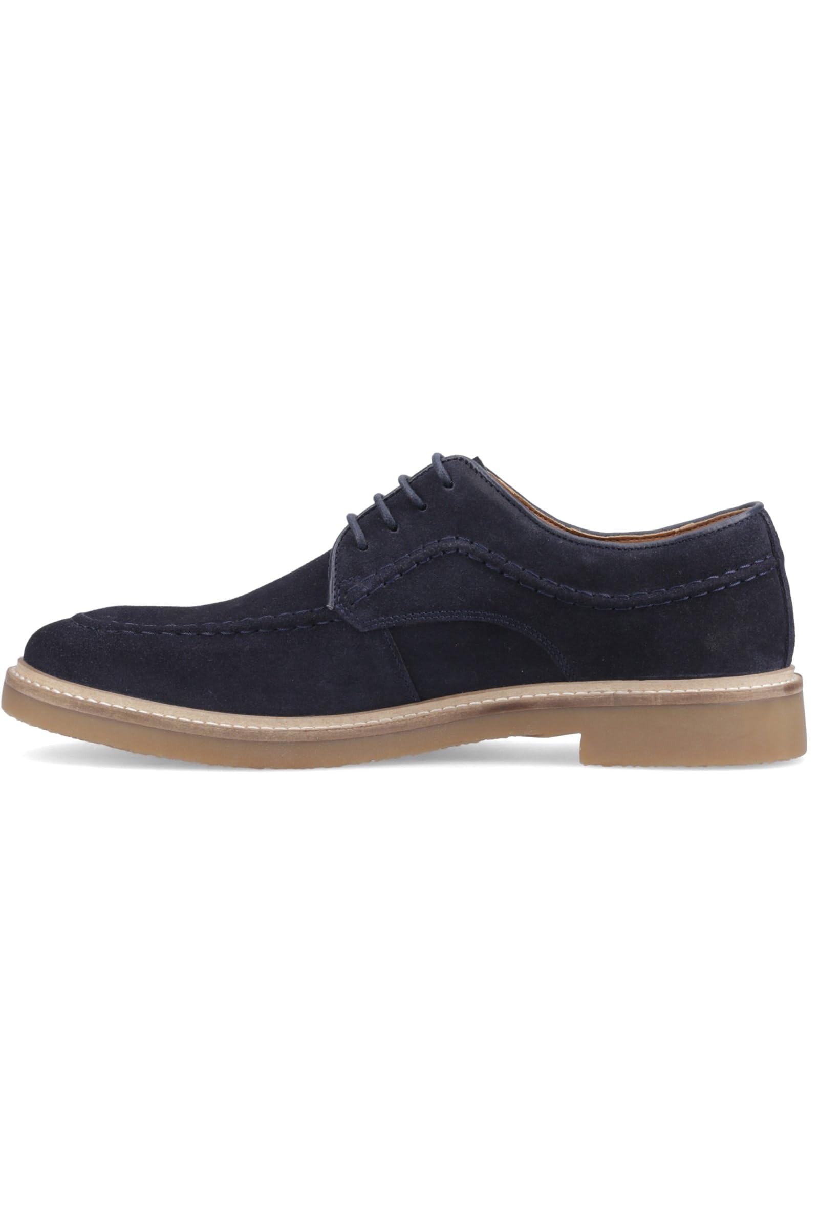 Hush Puppies Men's Navy Suede Genny Lace Up Shoes Colour: : Size 11