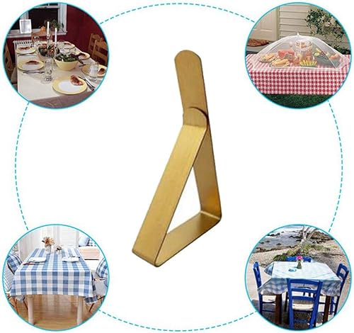 Miniatura 7 de Clips para mantel, mantel al aire libre, clips de mesa de picnic de acero inoxidable para picnic, fiesta de graduación, boda, paquete de 8, color