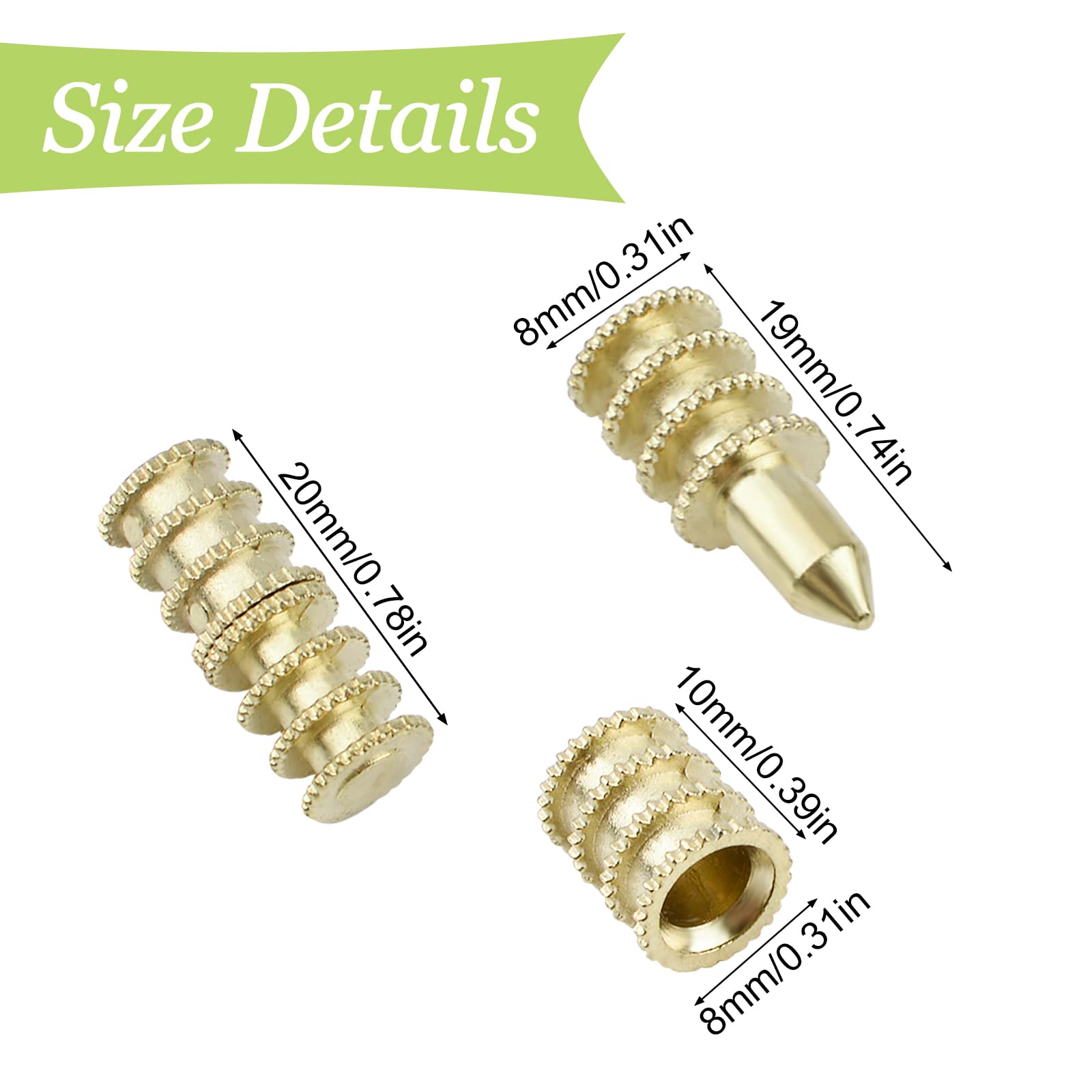 PartyKindom 20 Stuks Koperen Sets Deuvel Uitlijner Tafelbouthuls Connectoren Tafelblad Hardware Tafel Blad Hardware Tafel Paspennen Eettafel Bouthuls Richtpen Legering Bureaublad Werkbank