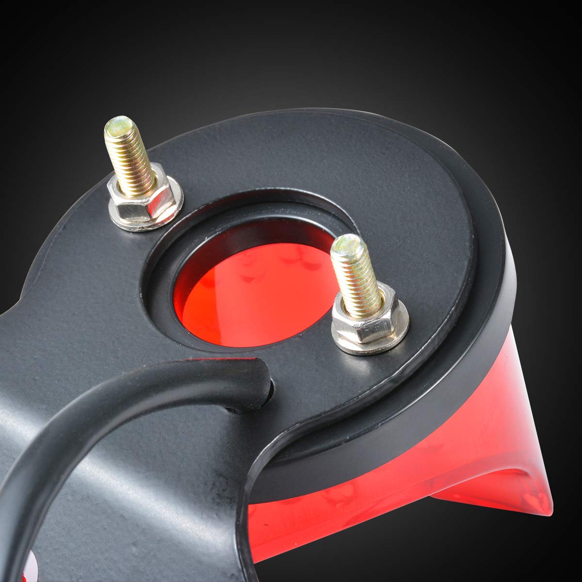KATUR Motocykl 12 V LED tylne światła światła hamowania światła do jazdy oświetlenie tablicy rejestracyjnej dla Harleys choppers czerwone soczewki aluminiowy uchwyt uchwyt uniwersalny uchwyt do większości motocykli