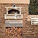 BESTOMZ Horno leña bimetálico y Horno Horno Barbacoa termómetro analógico